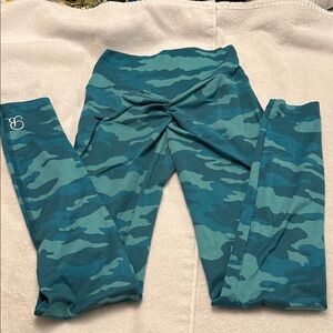 Bombshell Sportswear Teal Camouflage Leggings